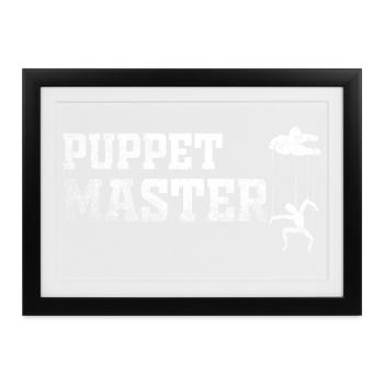 Puppet Master Marionette - Gerahmtes Poster (37 × 27 cm) - Schwarz - Vorne