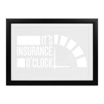 Insurance Agent Costume Medicare Insurance - Gerahmtes Poster (37 × 27 cm) - Schwarz - Vorne