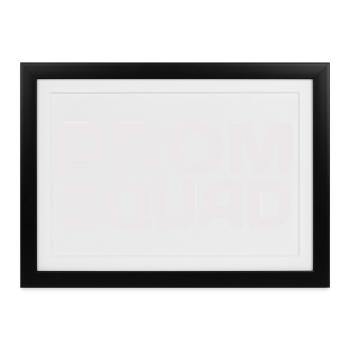 Abschlussball team - Gerahmtes Poster (37 × 27 cm) - Schwarz - Vorne