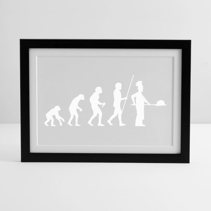 Baker Evolution Framed poster (37 × 27 cm)