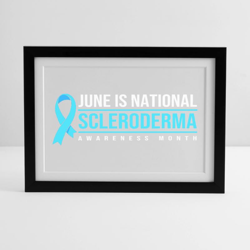 Scleroderma Framed poster (37 × 27 cm)