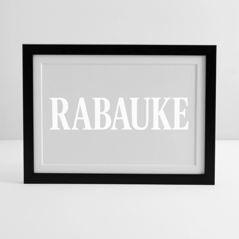 Rabauke Gerahmtes Poster (37 × 27 cm)