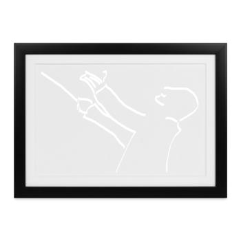 Dirigent - Gerahmtes Poster (37 × 27 cm) - Schwarz - Vorne