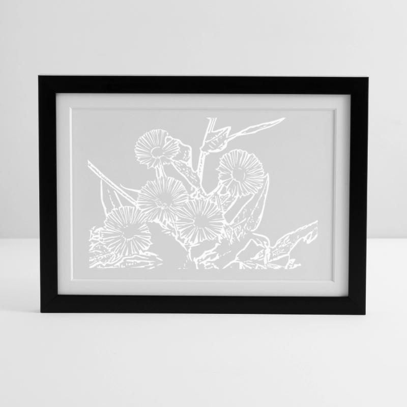 Muttertags Geschenk Mutter Muttertag Geschenkidee  Gerahmtes Poster (37 × 27 cm)