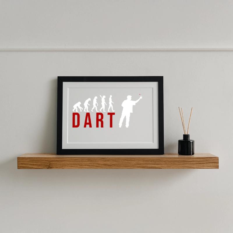 Ecolution Dart Gerahmtes Poster (37 × 27 cm)