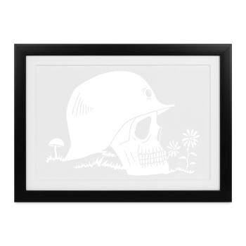 Ex-Soldat - Gerahmtes Poster (37 × 27 cm) - Schwarz - Vorne