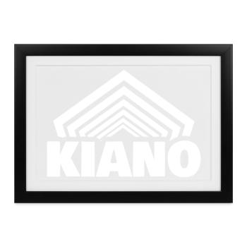 Geschenk für Kiano - Gerahmtes Poster (37 × 27 cm) - Schwarz - Vorne