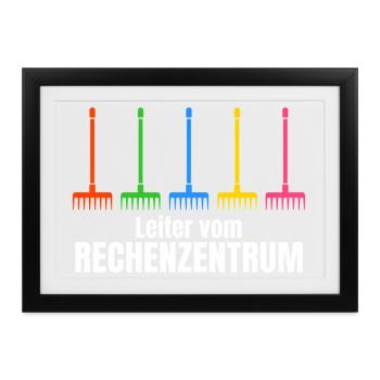 Programmierer Softwareentwickler Coder Sprüche - Gerahmtes Poster (37 × 27 cm) - Schwarz - Vorne