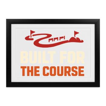 Hindernislauf-rennfahrer Hindernislauf Ocr - Gerahmtes Poster (37 × 27 cm) - Schwarz - Vorne