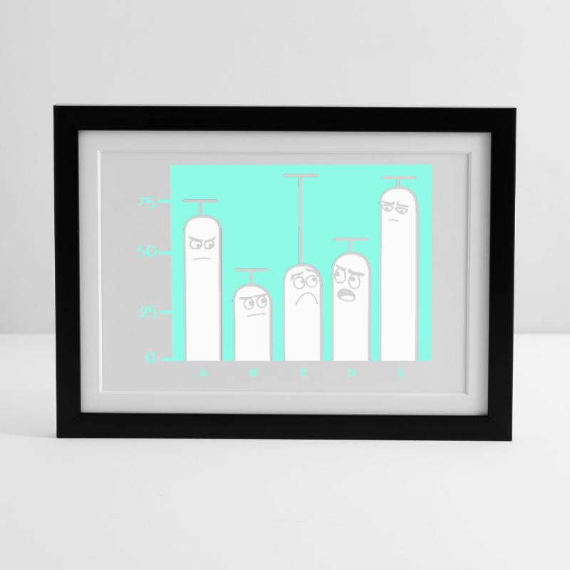 Programmeur Codeur GPT Affiche encadrée (37 × 27 cm)