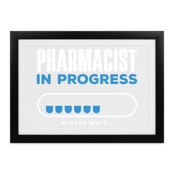 Apotheker Pharmazeutisch-technischer - Gerahmtes Poster (37 × 27 cm) - Schwarz - Vorne