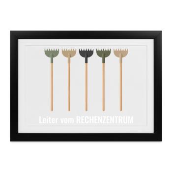 C Python Php Java Programmierer Coding - Gerahmtes Poster (37 × 27 cm) - Schwarz - Vorne