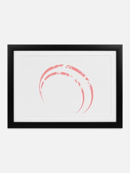 Motocross - Gerahmtes Poster (37 × 27 cm) - Schwarz