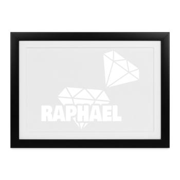 Raphael - Gerahmtes Poster (37 × 27 cm) - Schwarz - Vorne