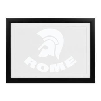 ROME - Gerahmtes Poster (37 × 27 cm) - Schwarz - Vorne