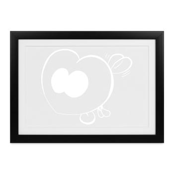 Trickster Yum - Gerahmtes Poster (37 × 27 cm) - Schwarz - Vorne