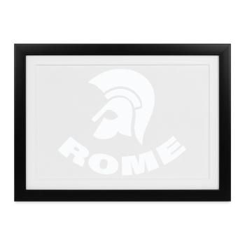 ROME - Gerahmtes Poster (37 × 27 cm) - Schwarz - Vorne