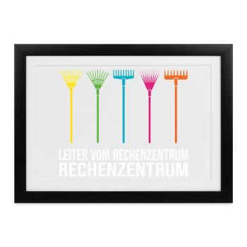 C Python Php Java Programmierer Coding - Gerahmtes Poster (37 × 27 cm) - Schwarz - Vorne
