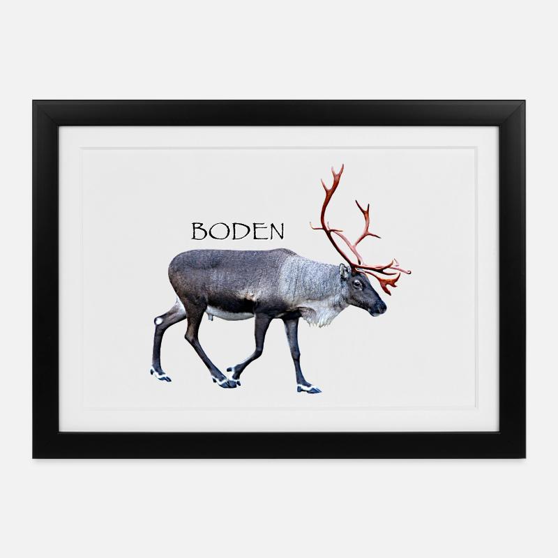 Boden - Framed poster (37 × 27 cm) - black