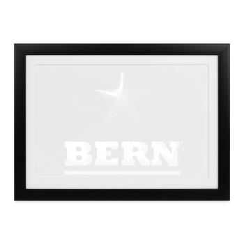 BERN - Gerahmtes Poster (37 × 27 cm) - Schwarz - Vorne