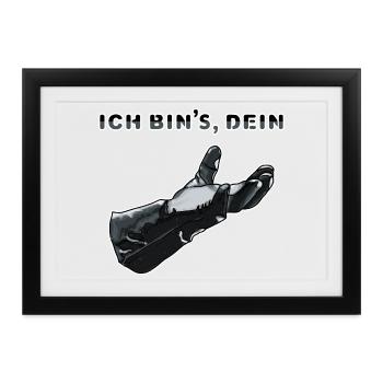 Vatertag - Gerahmtes Poster (37 × 27 cm) - Schwarz - Vorne