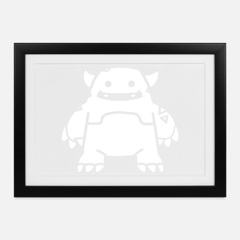 Golem - Gerahmtes Poster (37 × 27 cm) - Schwarz
