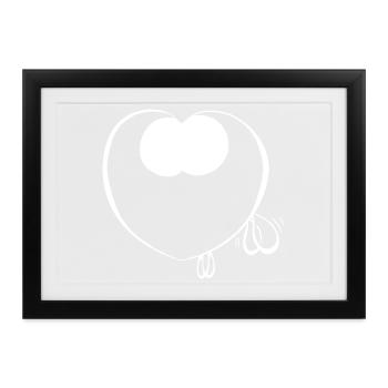 Filou kro muht - Gerahmtes Poster (37 × 27 cm) - Schwarz - Vorne
