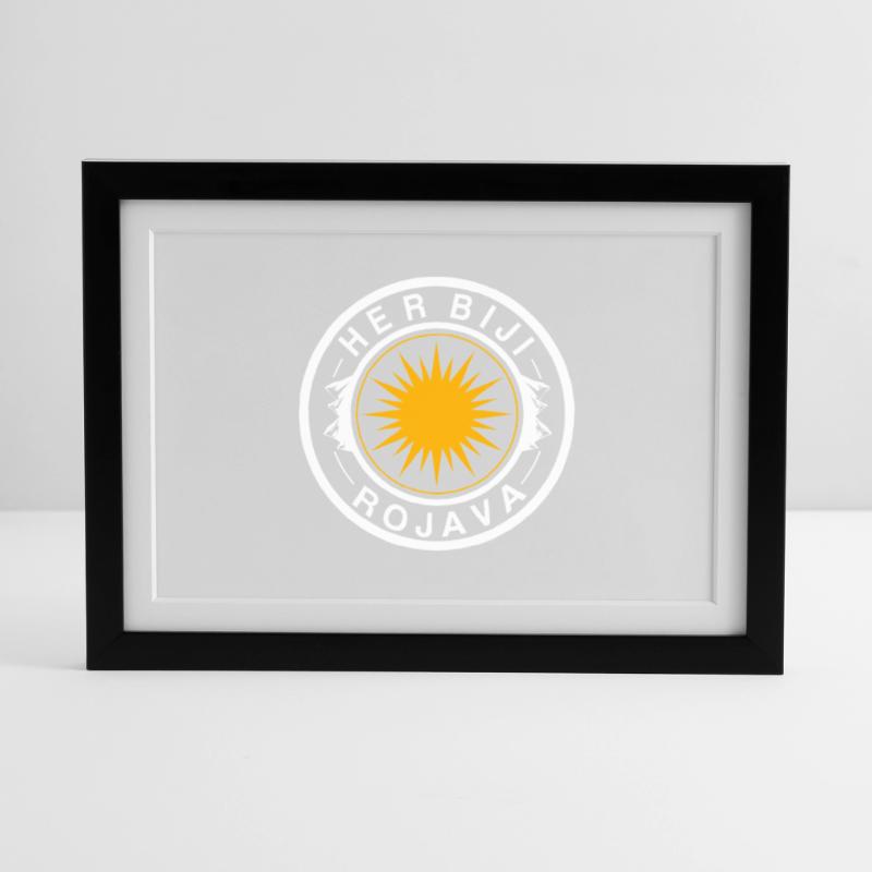 Rojava Affiche encadrée (37 × 27 cm)