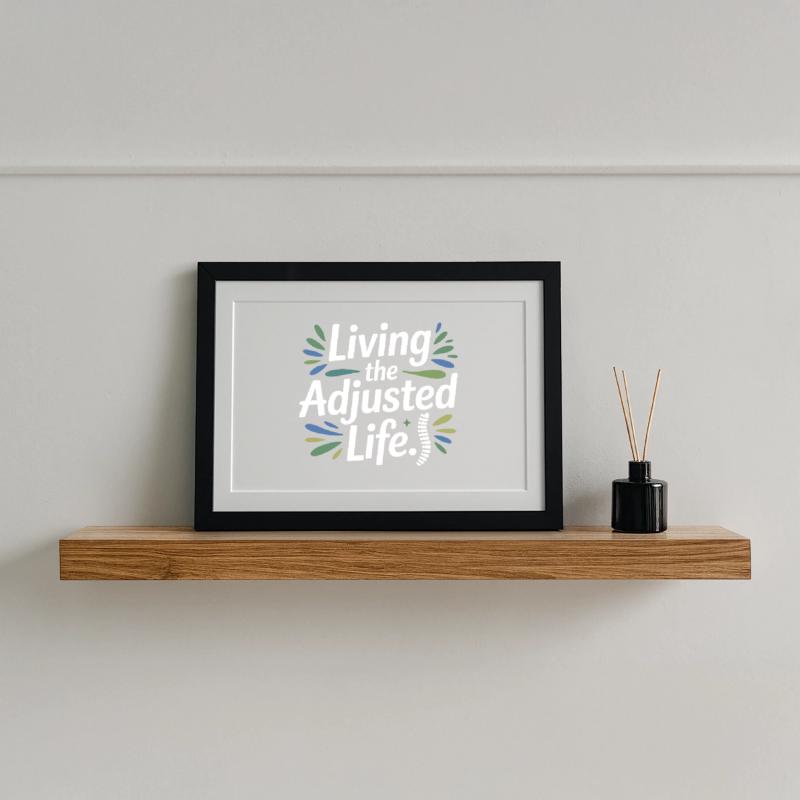Licensed DC Spinal Alignment Clinical Practitioner Framed poster (37 × 27 cm)