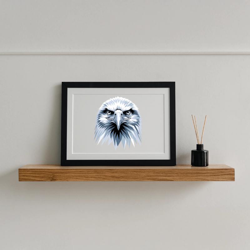 Eagle Bald Eagle Golden Eagle White-tailed Eagle Framed poster (37 × 27 cm)