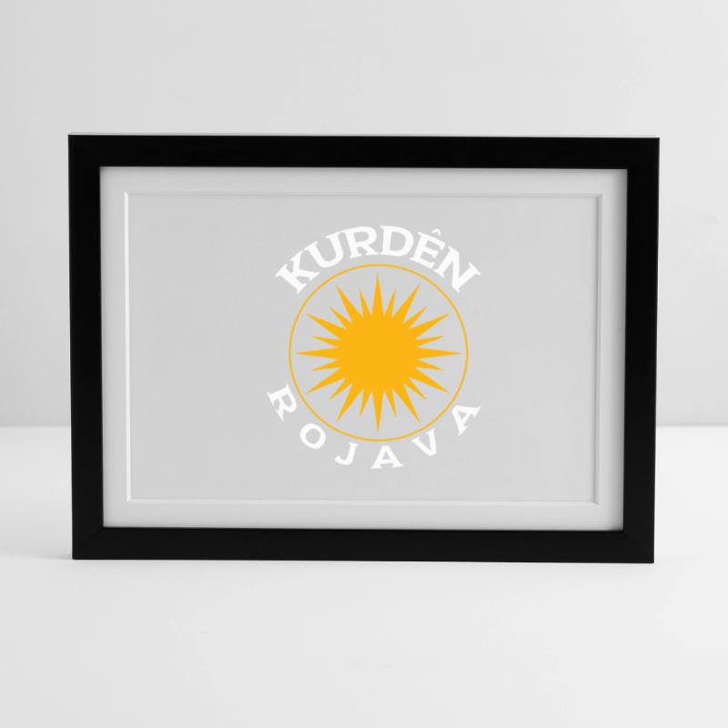 Kurds Rojava Framed poster (37 × 27 cm)
