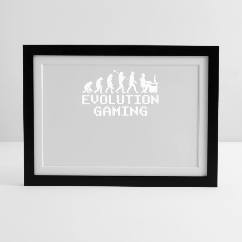 Évolution du jeu PC Affiche encadrée (37 × 27 cm)