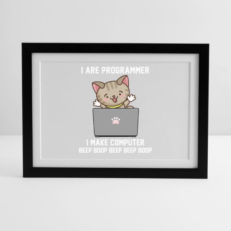 Programmierer Gerahmtes Poster (37 × 27 cm)