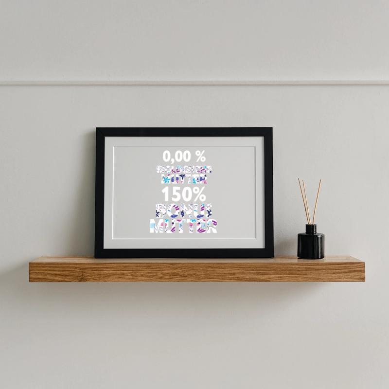 Bonus Mutter Mama Stiefmutter Muttertag Geschenk Gerahmtes Poster (37 × 27 cm)