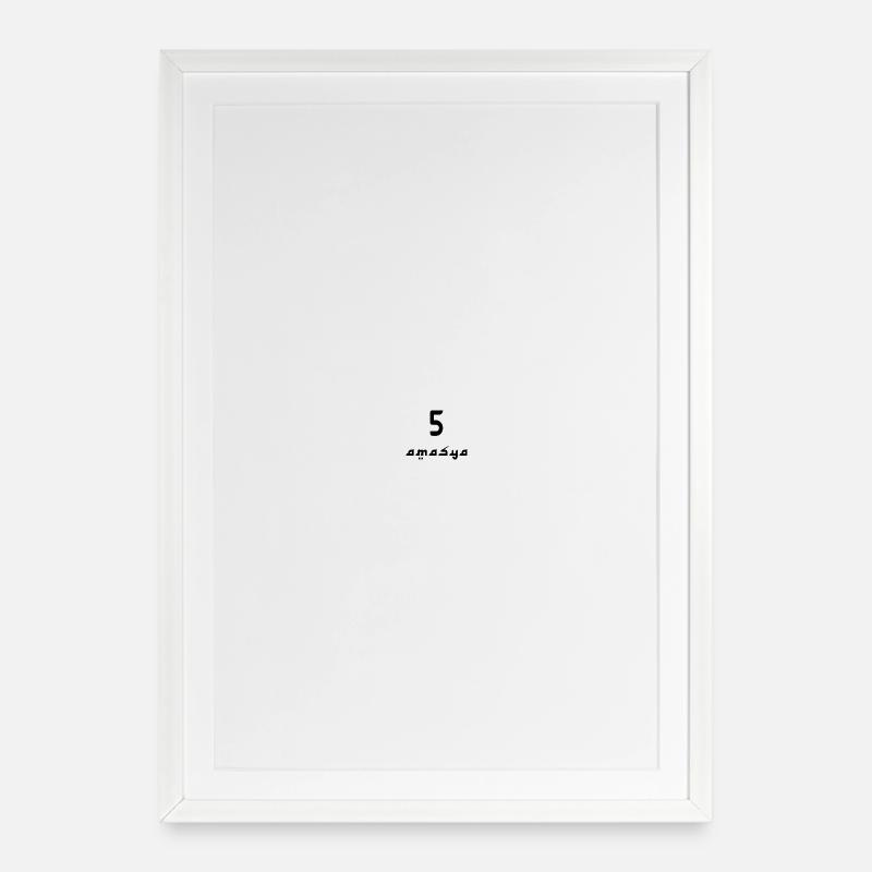 Amasya 5 - Affiche encadrée (49 × 69 cm) - blanc
