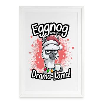 La liqueur au lieu du drame | Humour de bureau | Cadeau collègue - Affiche encadrée (49 × 69 cm) - blanc - Devant