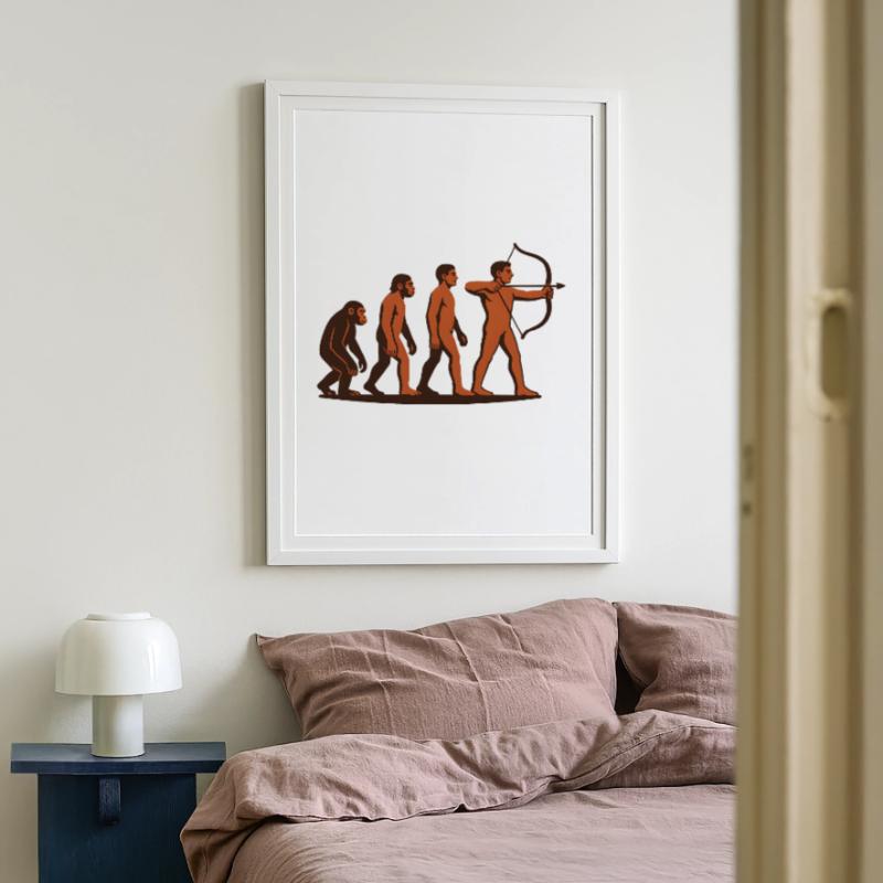 Evolution Archery Bow Target Archer Framed poster (49 × 69 cm)