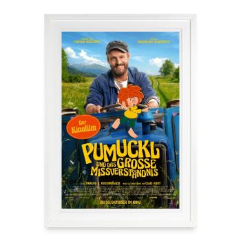 Pumuckl Und Das Große Missverständnis - Gerahmtes Poster (49 × 69 cm) - Weiß - Vorne
