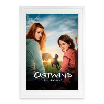 Ostwind Aris Ankunft Teaser Filmplakat - Gerahmtes Poster (49 × 69 cm) - Weiß - Vorne