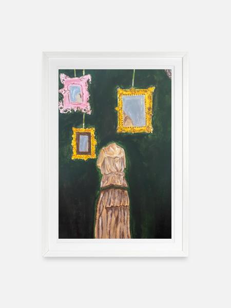 Die Kunst der Riemann-Hypothese - Gerahmtes Poster (49 × 69 cm) - Weiß