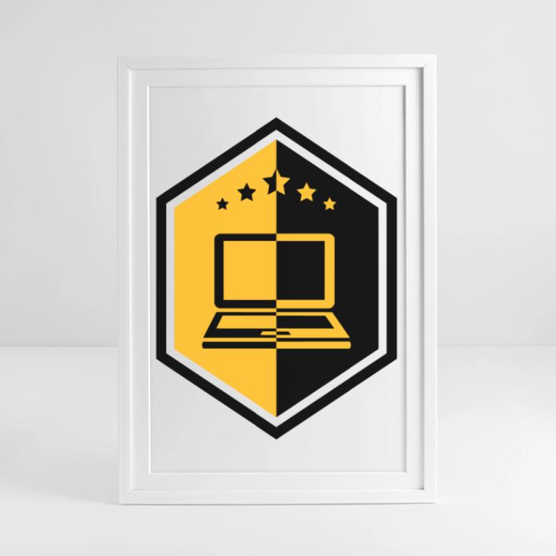 Computing / Informatik / Informatique Gerahmtes Poster (49 × 69 cm)