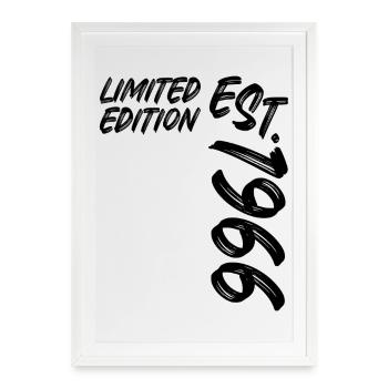 Limited Edition Est. 1966 - Gerahmtes Poster (49 × 69 cm) - Weiß - Vorne