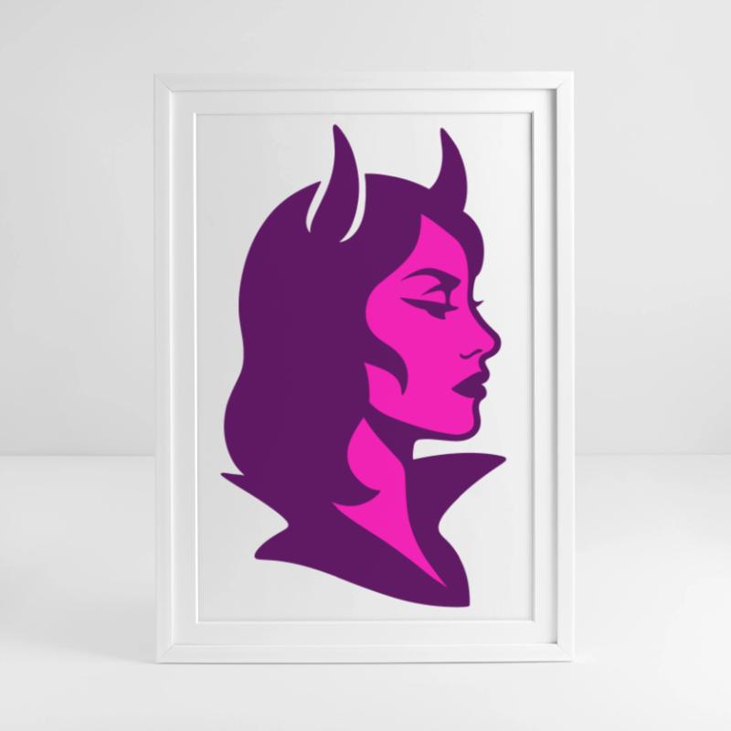 She-devil Framed poster (49 × 69 cm)