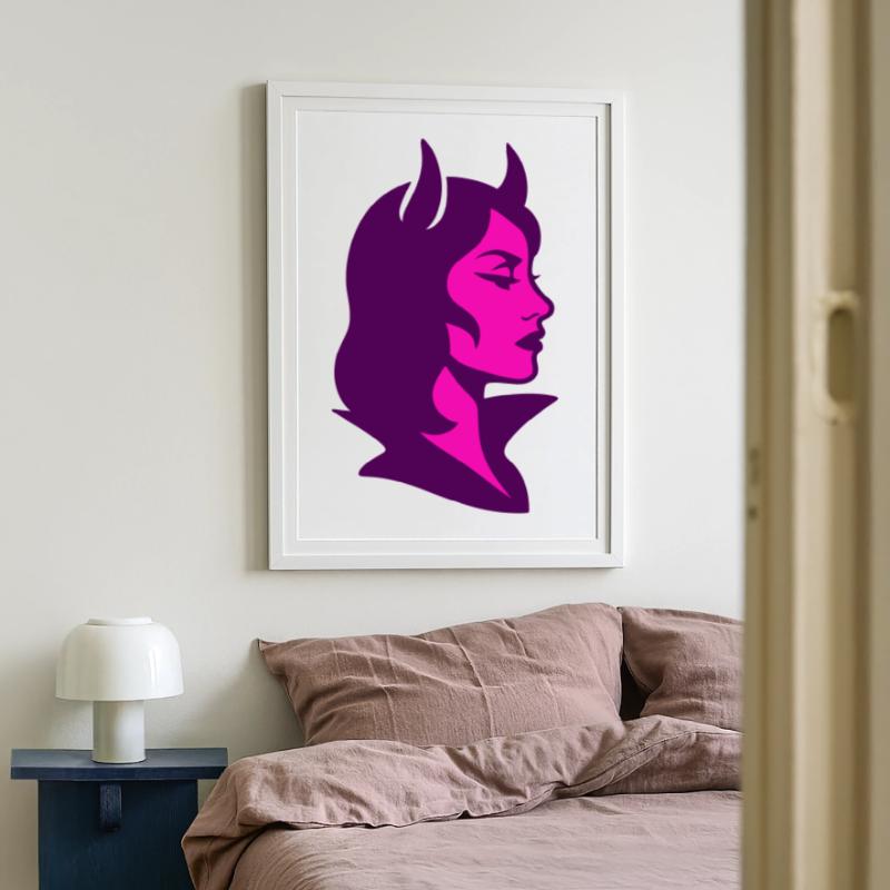 She-devil Framed poster (49 × 69 cm)