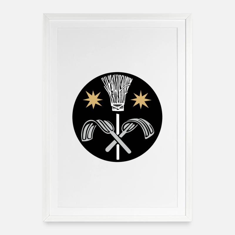 51166_Schornsteinfeger, chimney sweep - Framed poster (49 × 69 cm) - white