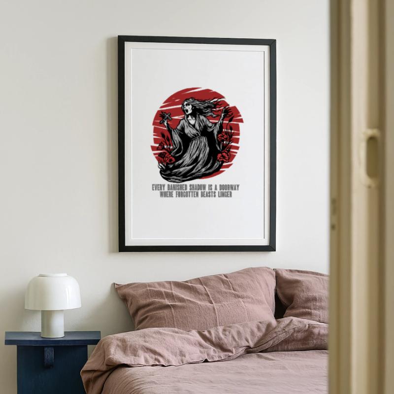 Banshee Mythological Creatures Framed poster (49 × 69 cm)