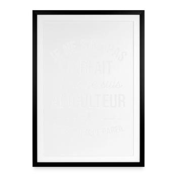 Je ne suis pas parfait mais je suis apiculteur - Affiche encadrée (49 × 69 cm) - noir - Devant