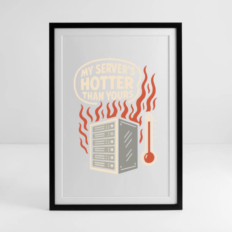 Network Infrastructure Rack and Stack Engineer Framed poster (49 × 69 cm)