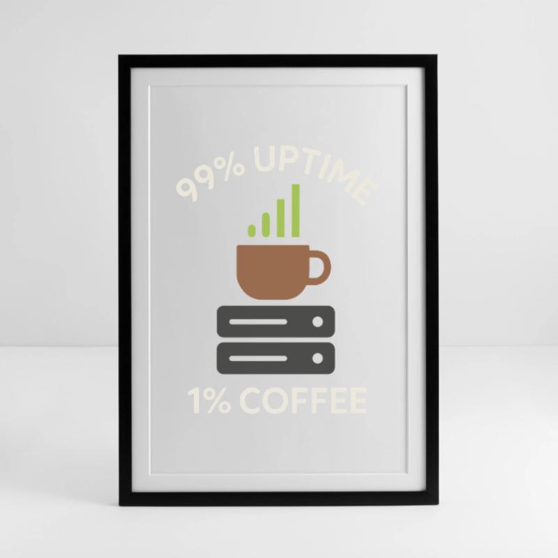 Network Infrastructure Rack and Stack Engineer Framed poster (49 × 69 cm)