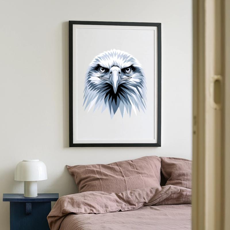 Eagle Bald Eagle Golden Eagle White-tailed Eagle Framed poster (49 × 69 cm)